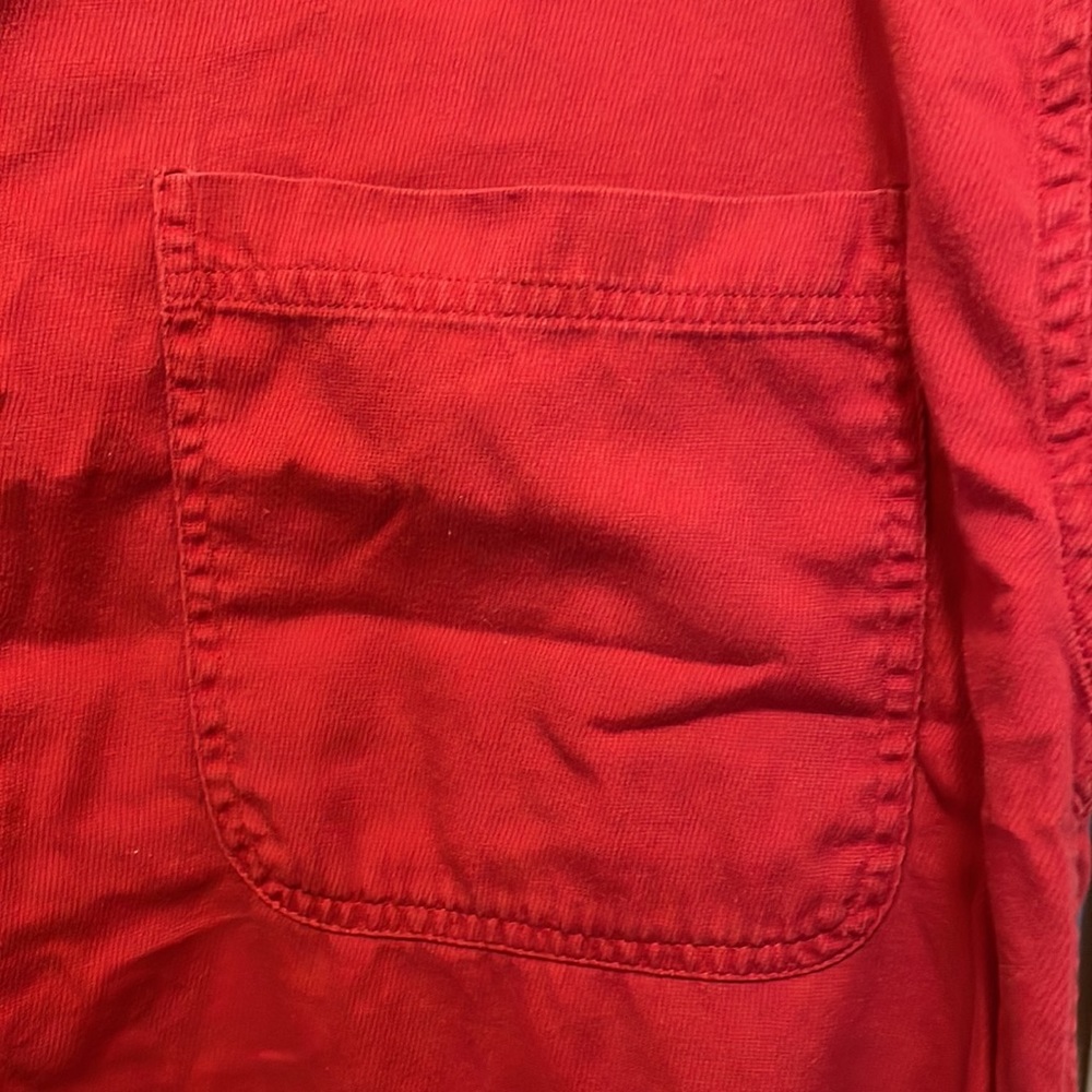 Structure Red Button Down** - Picture 3 of 6
